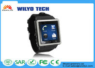 1.54 इंच MT6577 एंड्रॉयड पहनें घड़ियाँ WCDMA 3 जी सिंगल सिम कार्ड WS06 2Mp जीपीएस